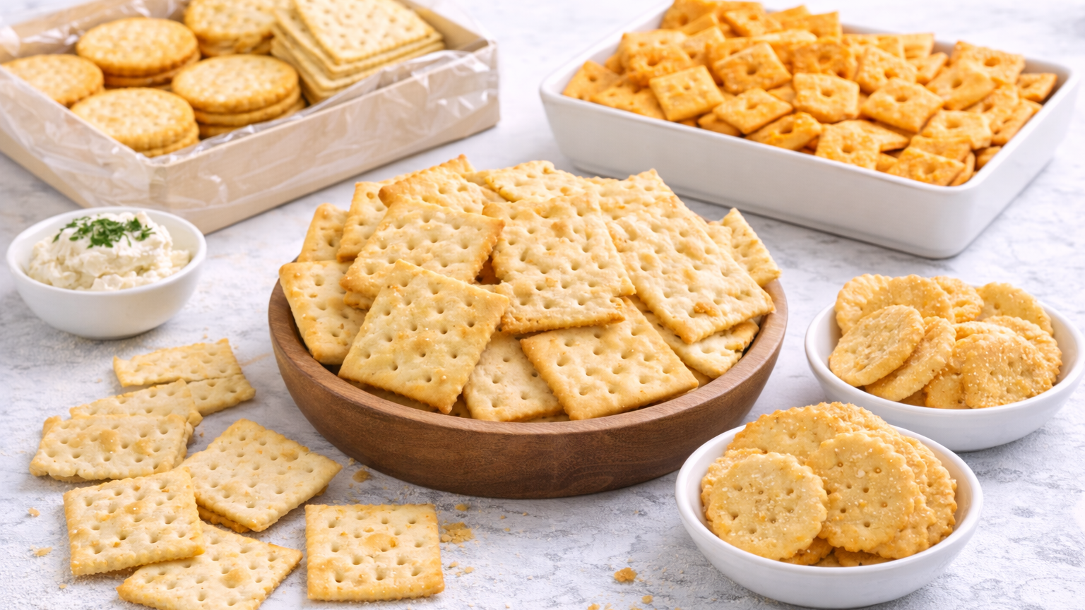 Galletitas saladas y sin sal