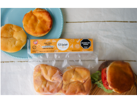 Pan viena para hamburguesas (450 gr. - 4u)