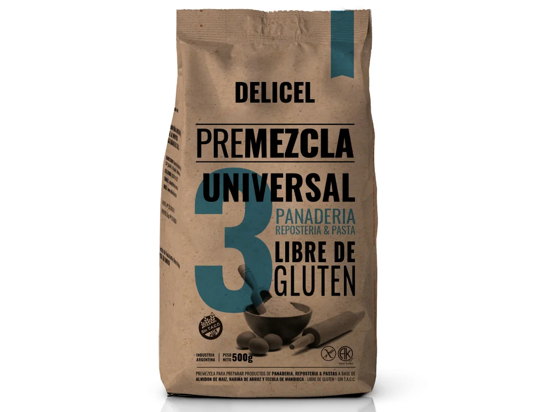PREMEZCLA UNIVERSAL SIN LACTOSA DELICEL X 500 GR