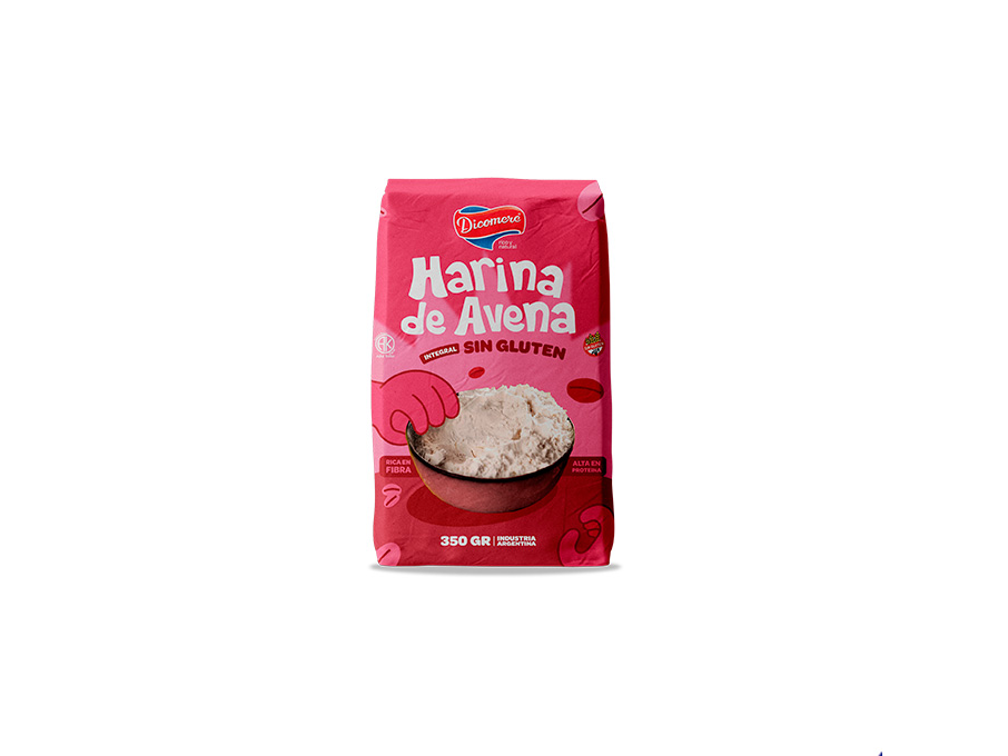 Harina de avena x 350 Dicomere