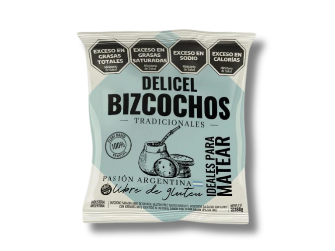 Bizcochos Salados - Delicel X 180 GRS