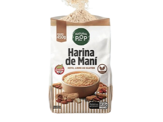 Harina de Mani x 450g - Natural Pop