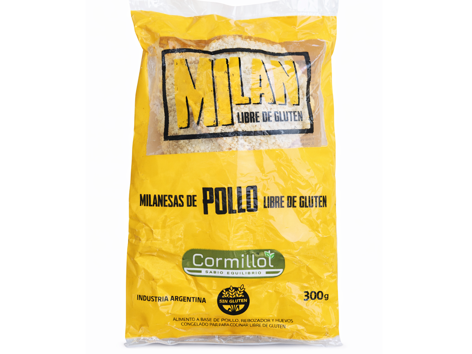 Milanesa de pollo Milan libre de gluten 300 grs