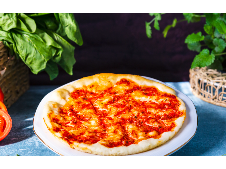 Prepizza con tomate mediana (250 gr.)