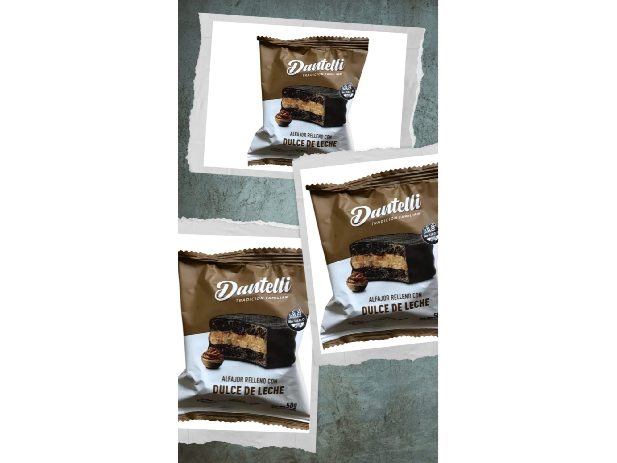 ALFAJOR DULCE DE LECHE DANTELLI PROMO 3X2