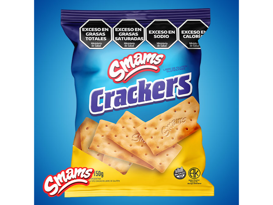 GALLETITAS CRACKERS SIN SEMILLAS SMAMS x 150 GR