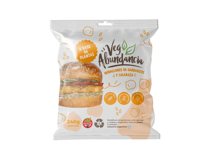 Medallones de garbanzos y calabaza 2 U x 240 grs