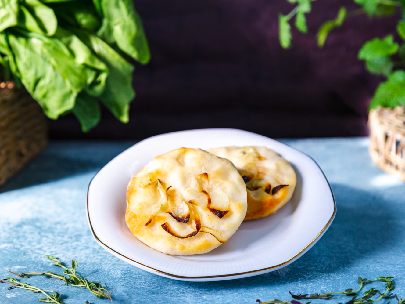 Pizzetas de cebolla (360 gr. - 6u)