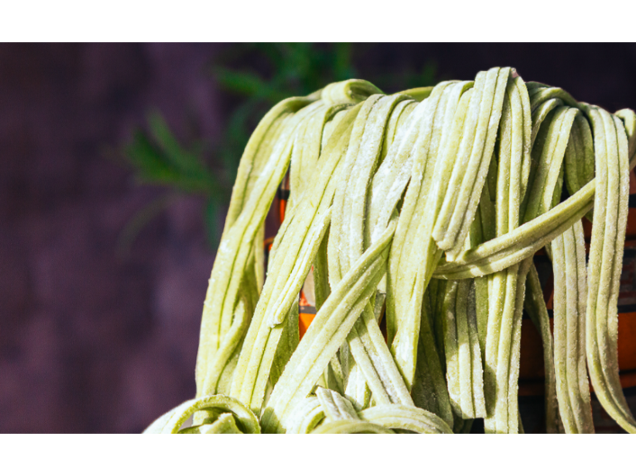 Fideos cinta de espinaca (300 gr.)