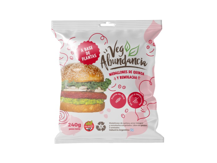 Medallones de quinoa y remolacha - 240 gr