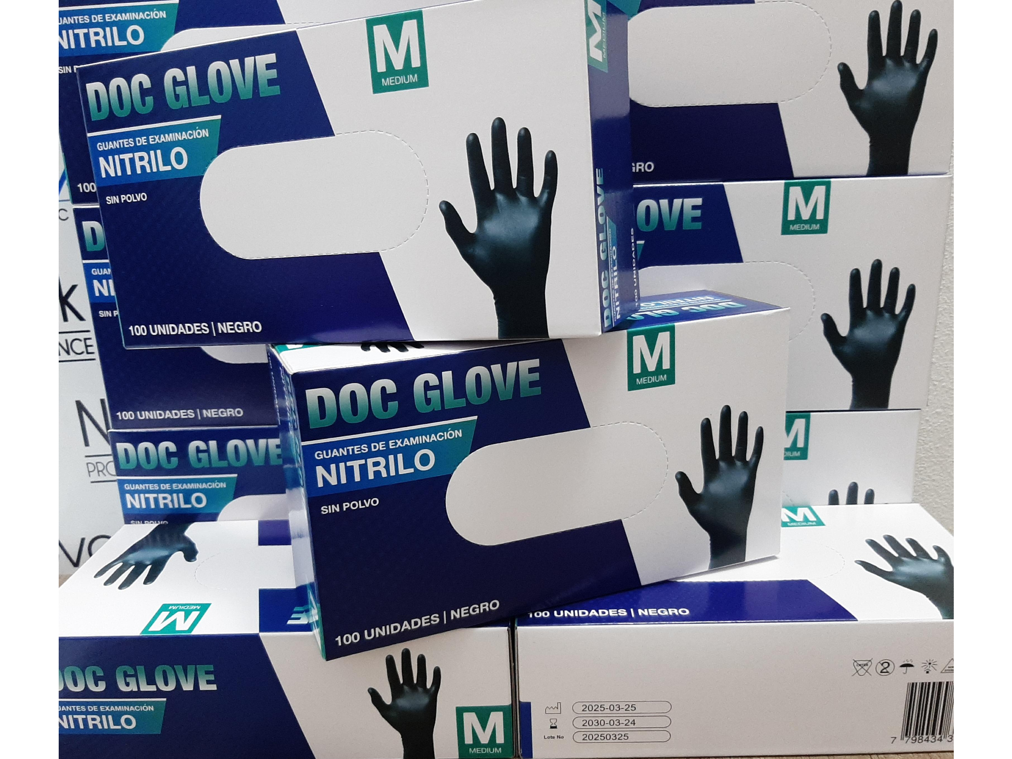 GUANTES DE NITRILO TALLE ( L )  (SIN STOCK)