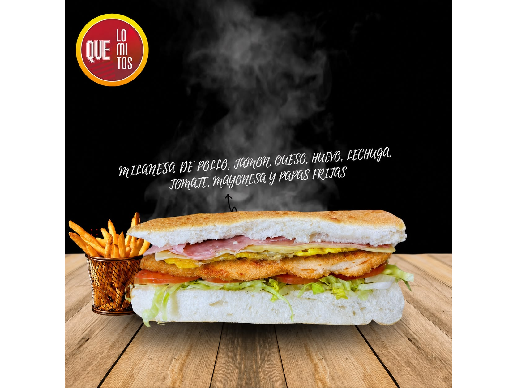 SANDWICH DE MILANESA DE POLLO