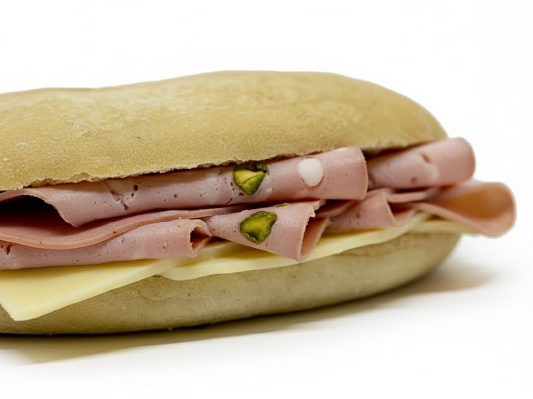 Sandwich frío Mortadela y Queso