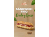 Sandwich frío Crudo y Queso