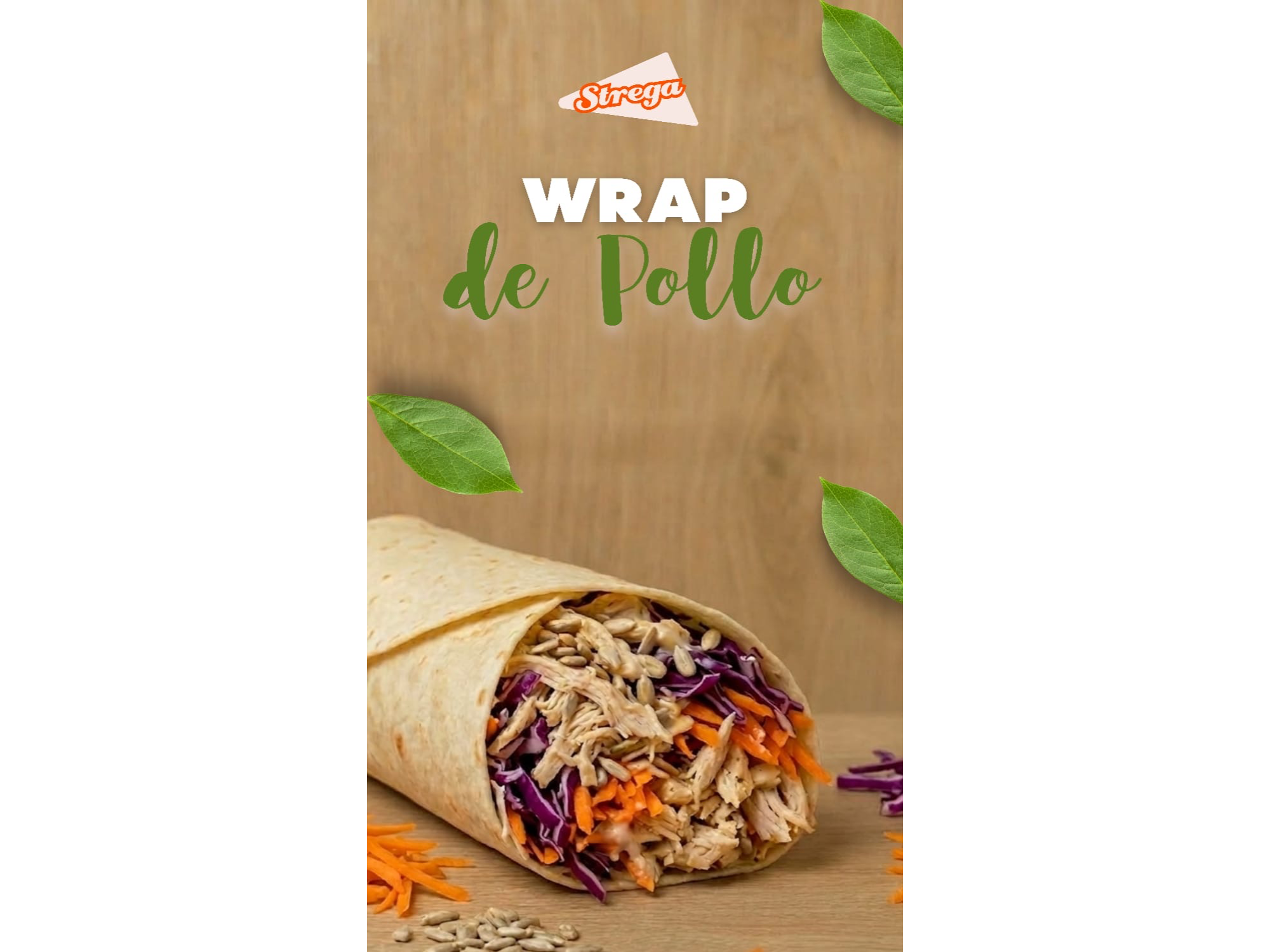 Wrap de Pollo con Aquarius o Agua de Regalo