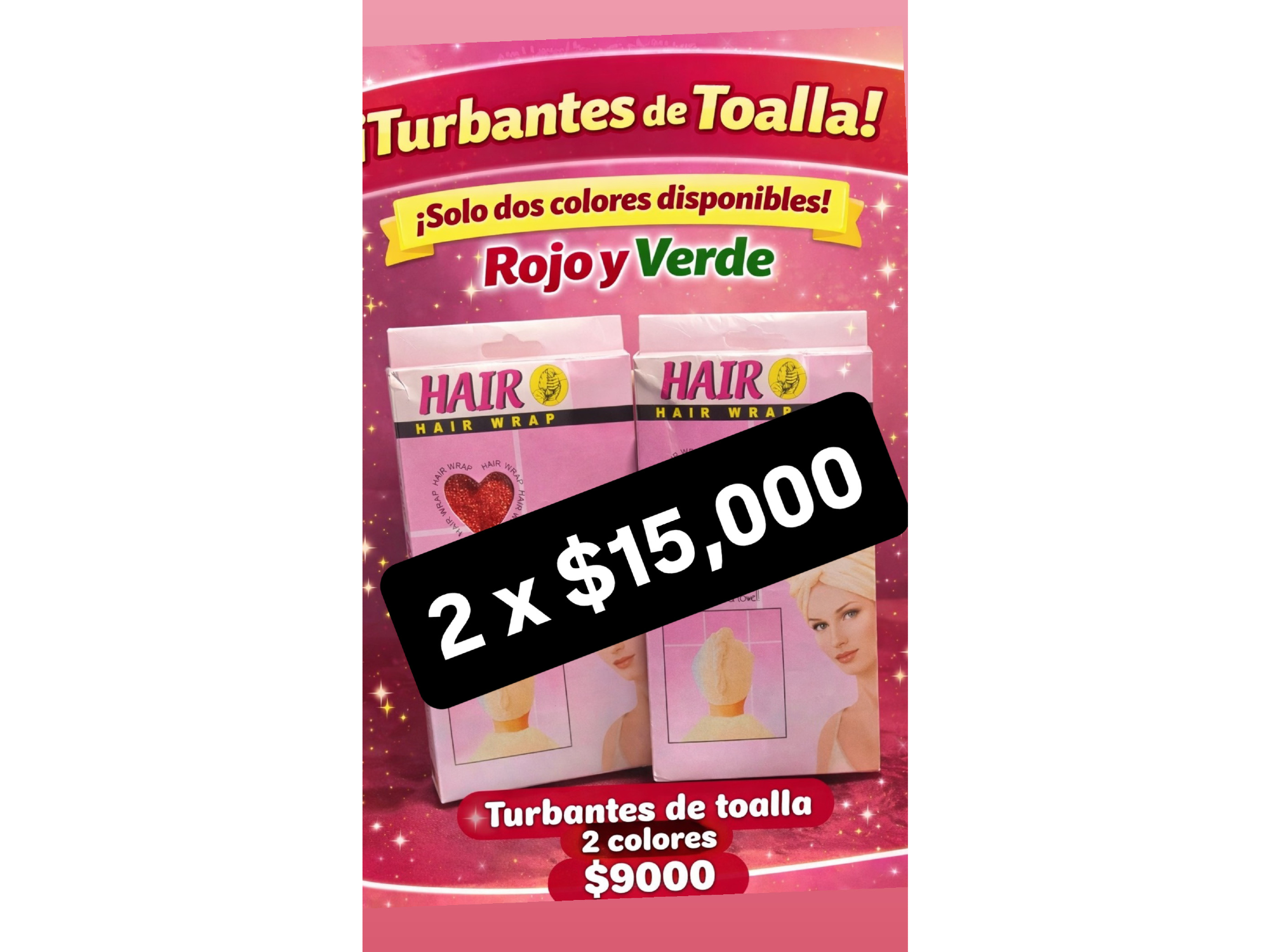 Toallas turbantes