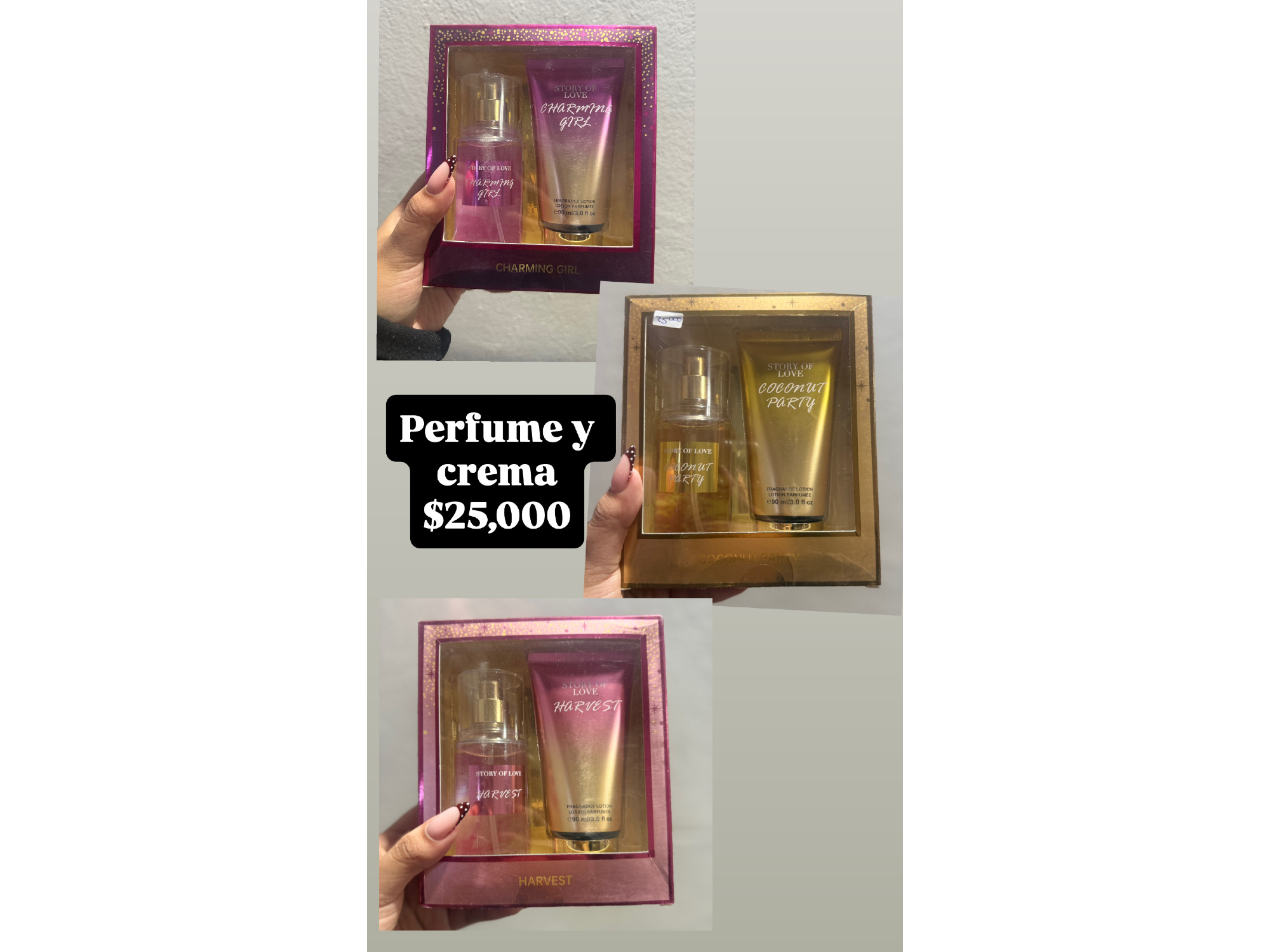 Set de perfume + Crema
