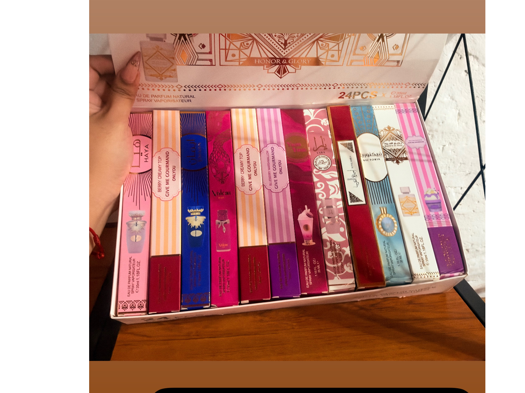 Tubos de perfumes