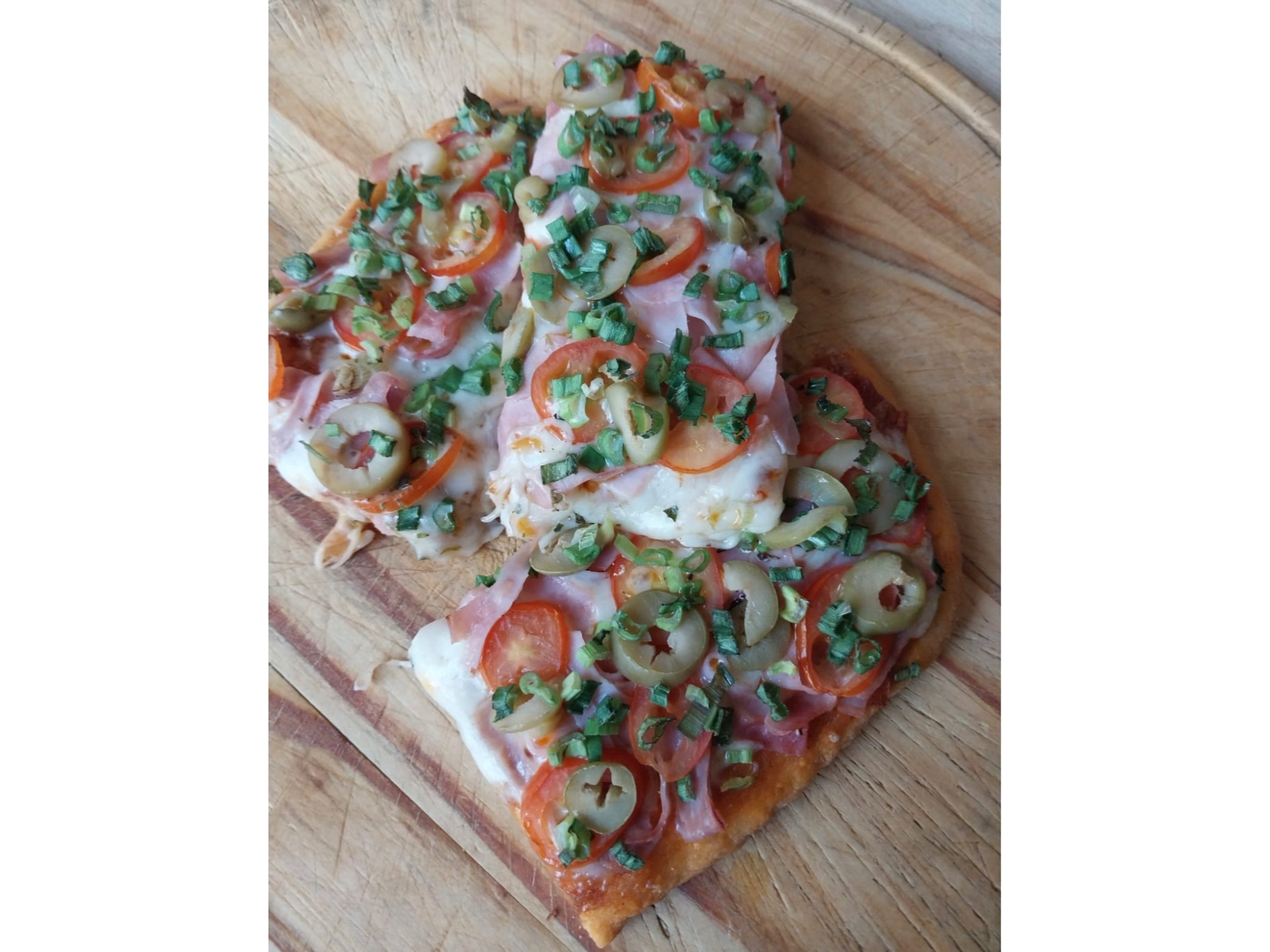 Pizza Keto Jamón Cherry Verdeo