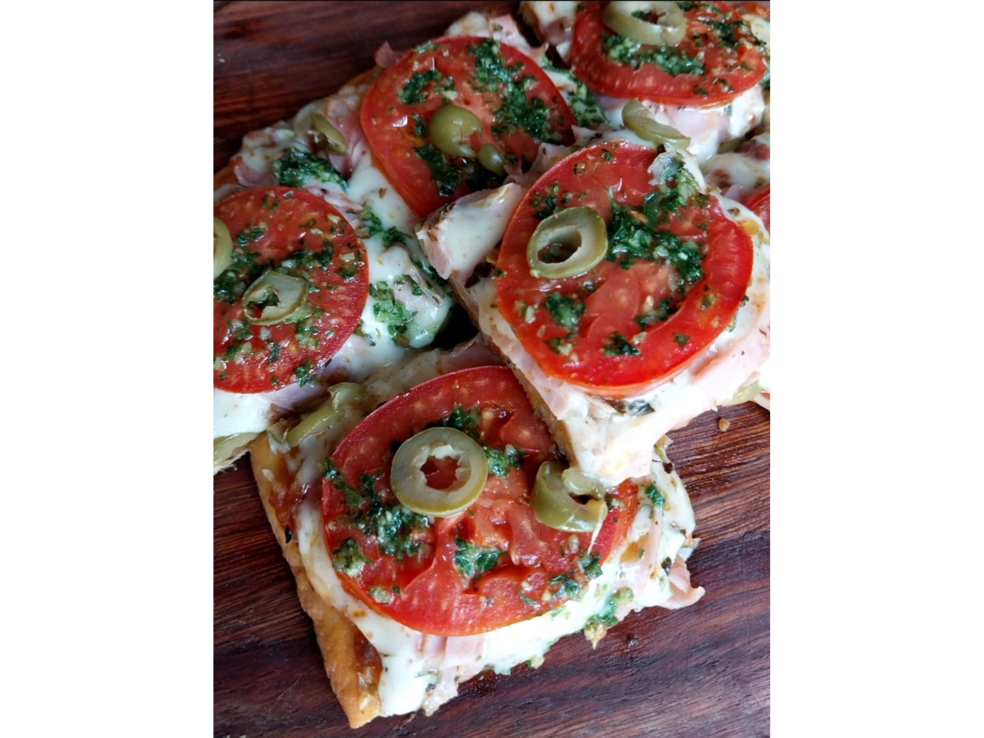 Pizza Keto Hawaiana