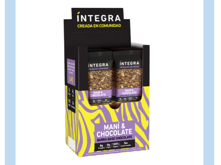 Barras Base Choco - Maní caja x 10uni