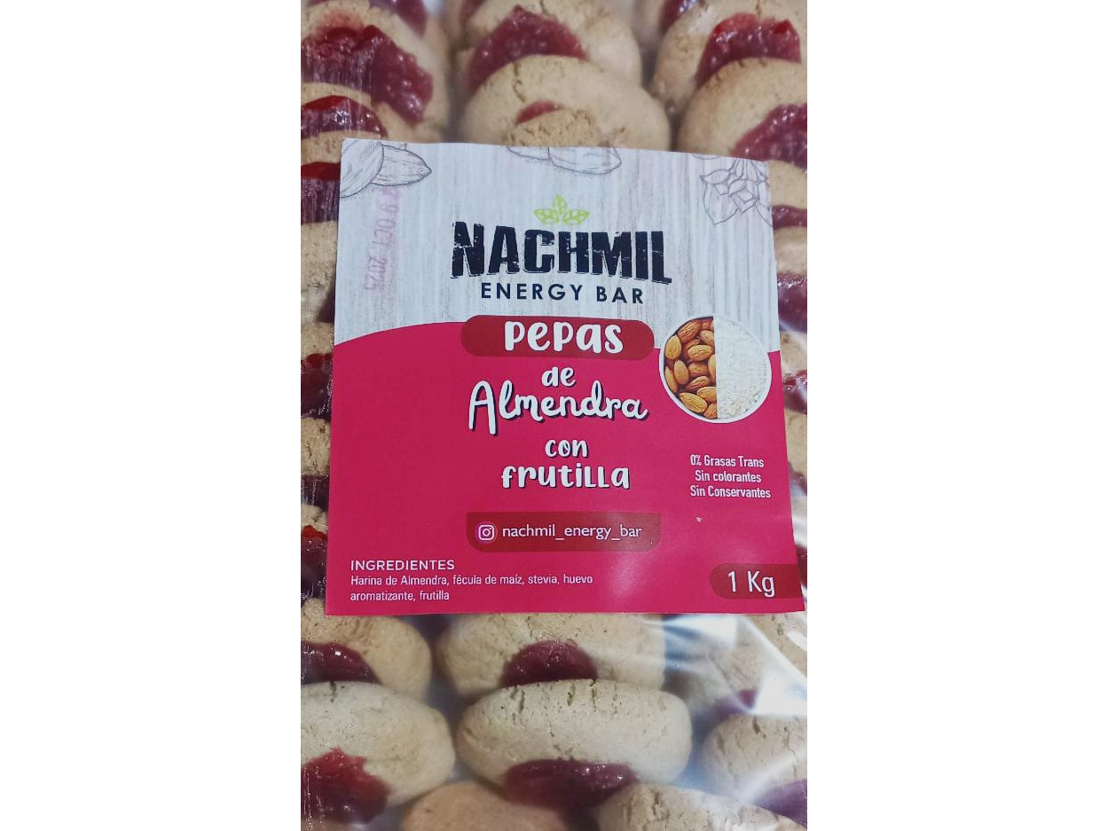 Pepas NACHMIL ALMENDRA Frutilla 1kg