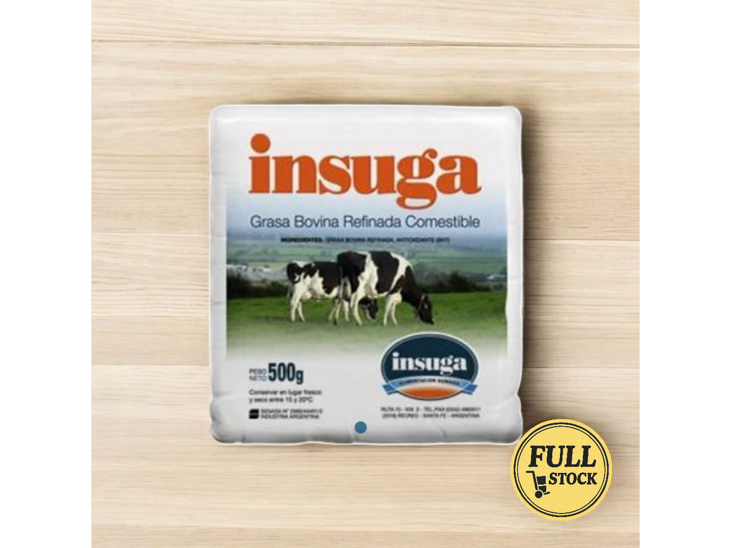 GRASA BOVINA INSUGA 500G