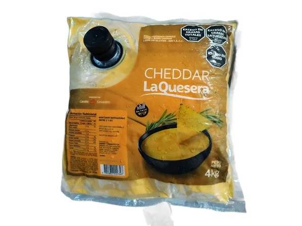 CHEDDAR POUCH LA QUESERA  X 2.5