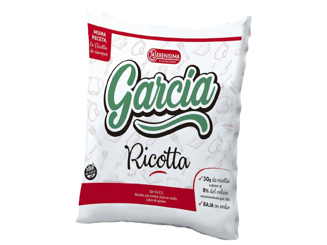 RICOTA X 3 KG GARCIA