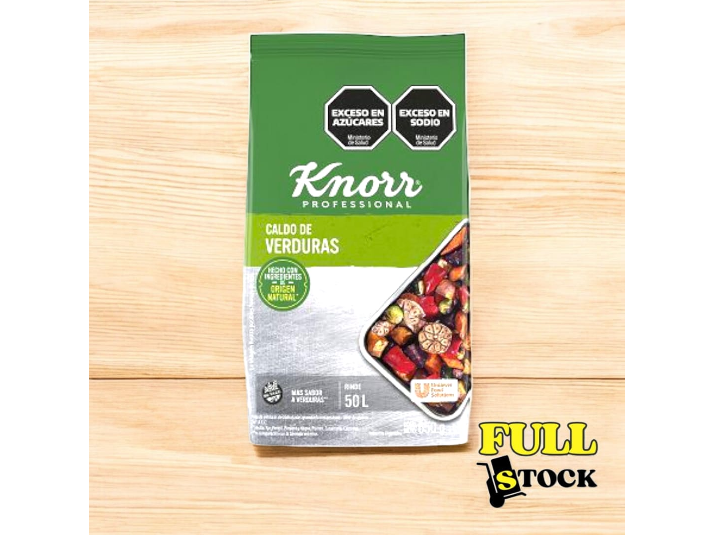 CALDO KNORR VERDURA X 650 GR