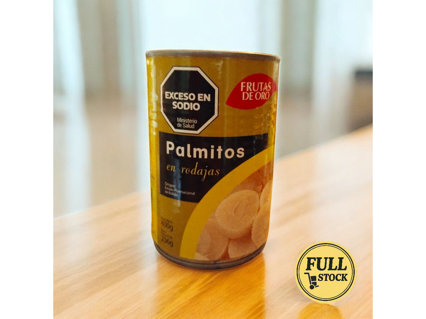 PALMITOS RODAJAS, FRUTAS DE ORO 400