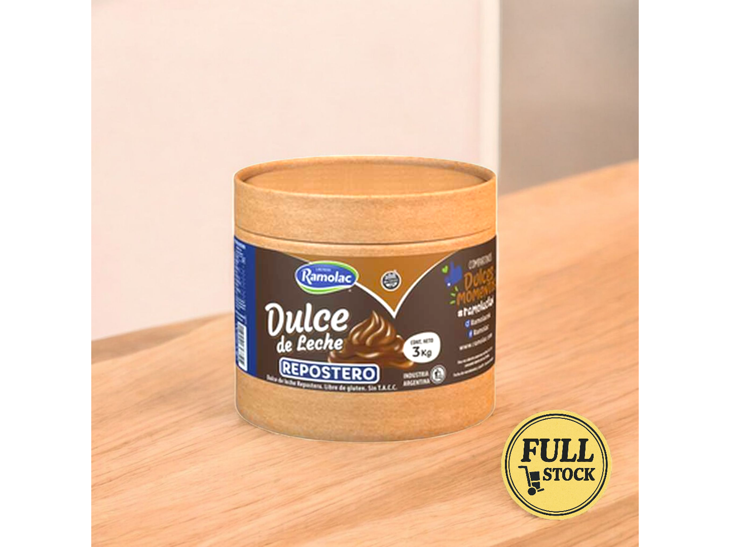 DULCE DE LECHE REPOSTERO RAMOLAC X 3 KG