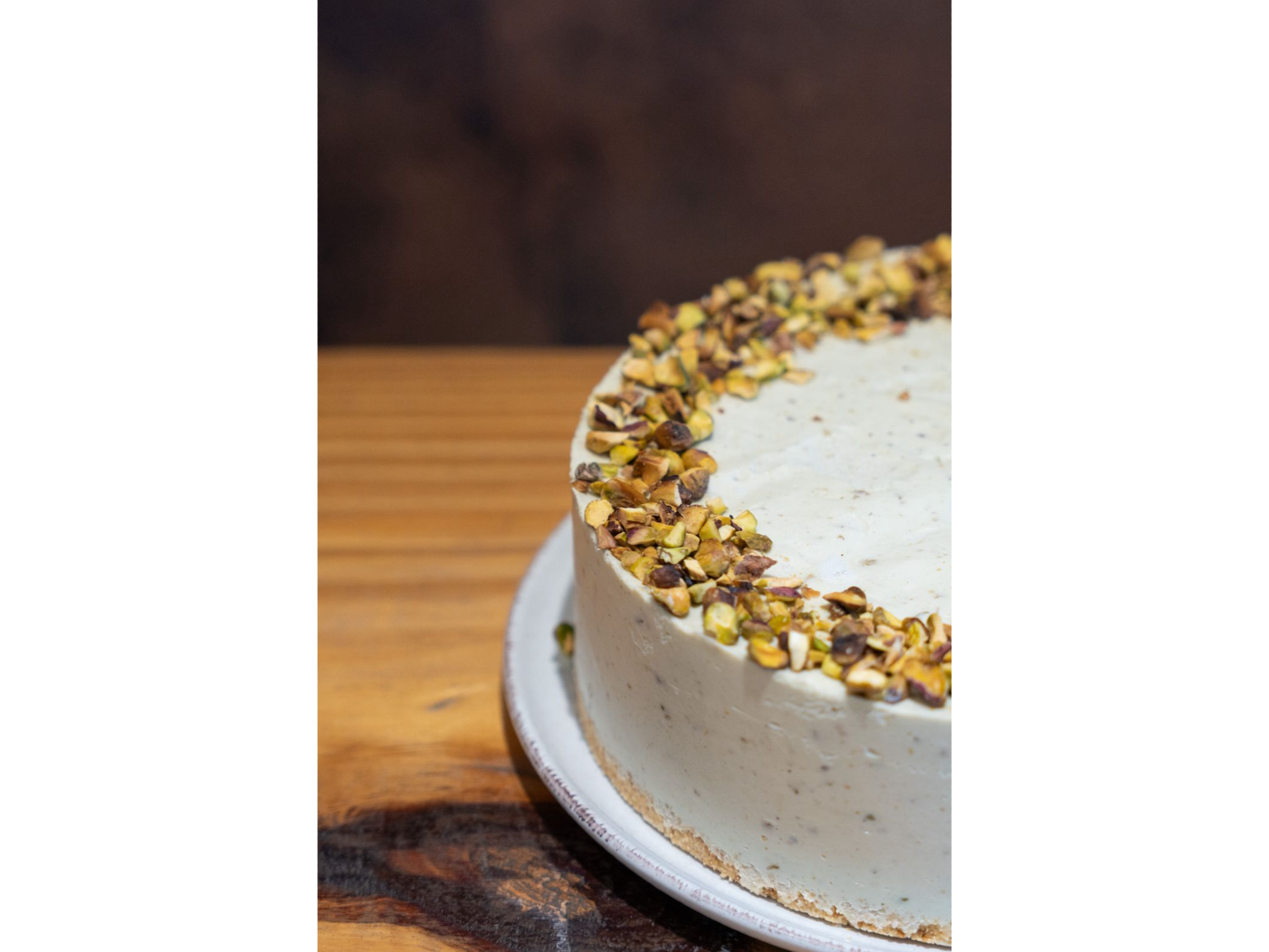Cheesecake de pistacho (porcion)