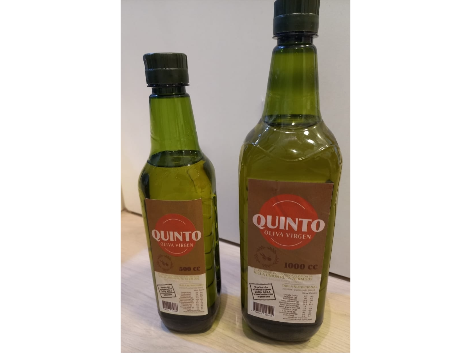 ACEITE DE OLIVA "QUINTO" VIRGEN