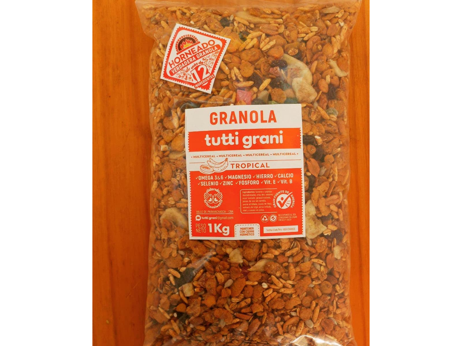 GRANOLA " TUTTI" TROPICAL 1 KG