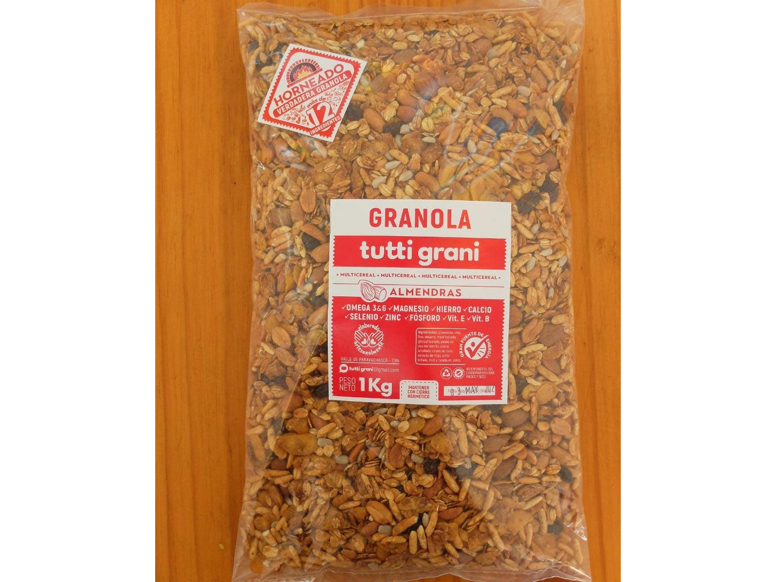 GRANOLA " TUTTI" ALMENDRAS 1 KG