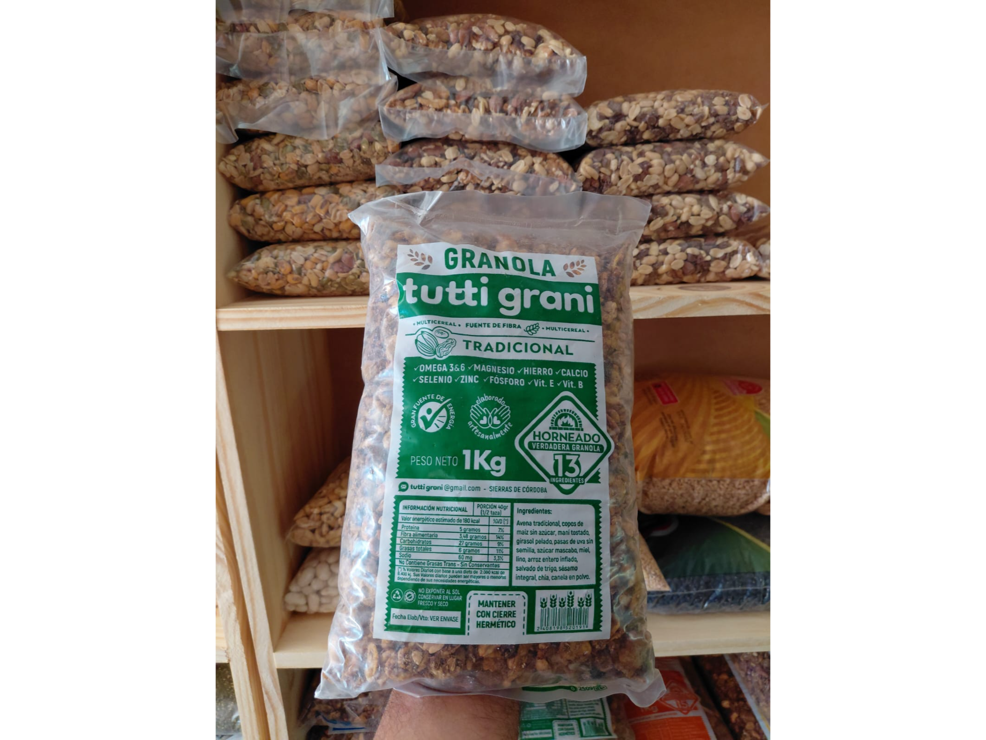 GRANOLA " TUTTI" TRADICIONAL 1 KG