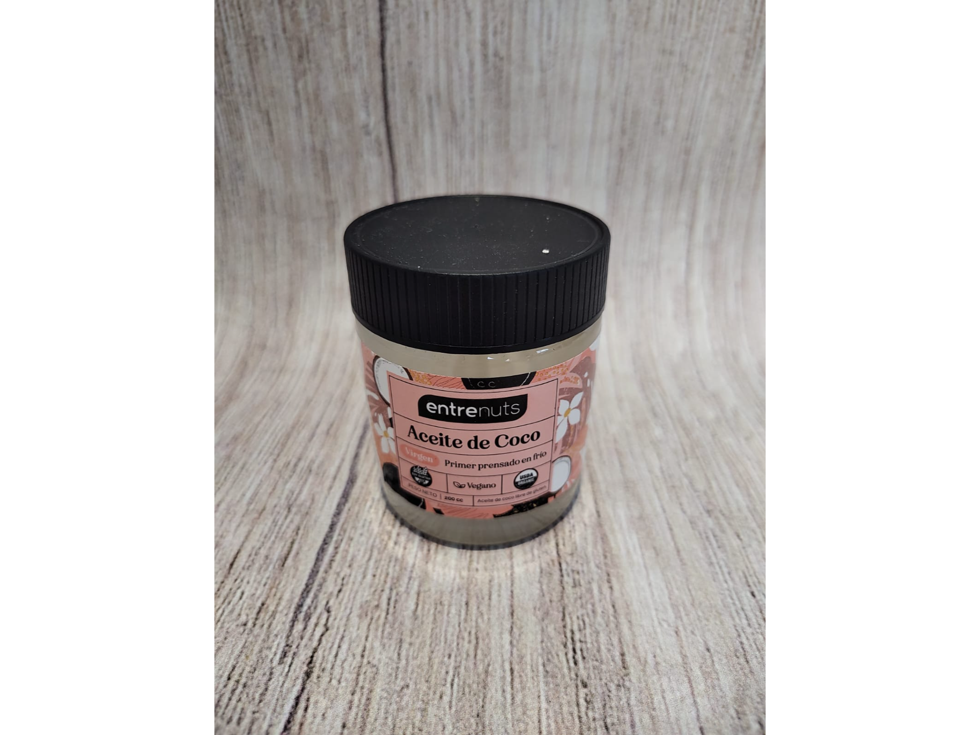 ACEITE DE COCO VIRGEN "ENTRENUTS" x 200 cc