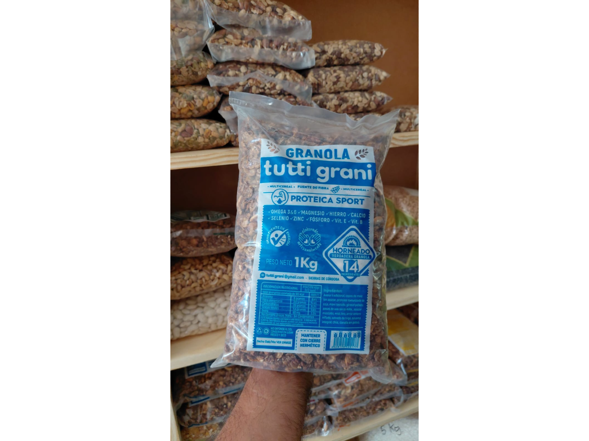 GRANOLA "TUTTI" PROTEICA SPORT 1 KG