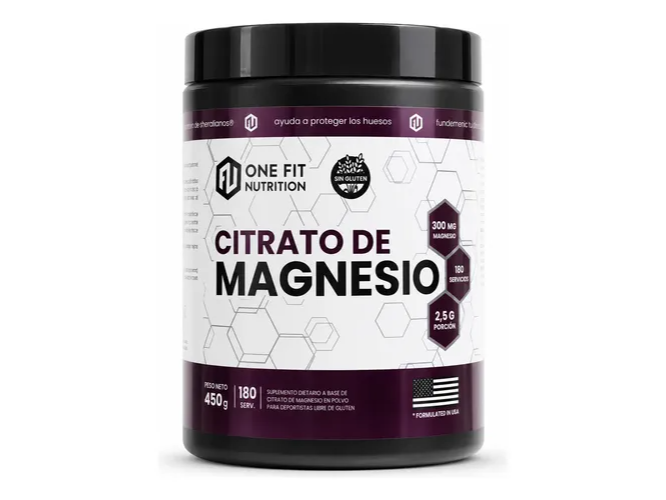 ONEFIT- CITRATO DE MAGNESIO 450GR