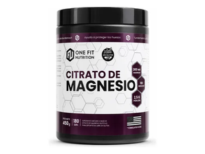 ONEFIT- CITRATO DE MAGNESIO 450GR de Genetic Mayorista