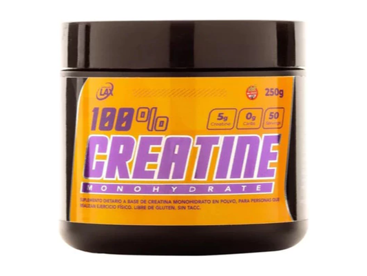 LAX- Creatina 100% Monohidratada de 250gr