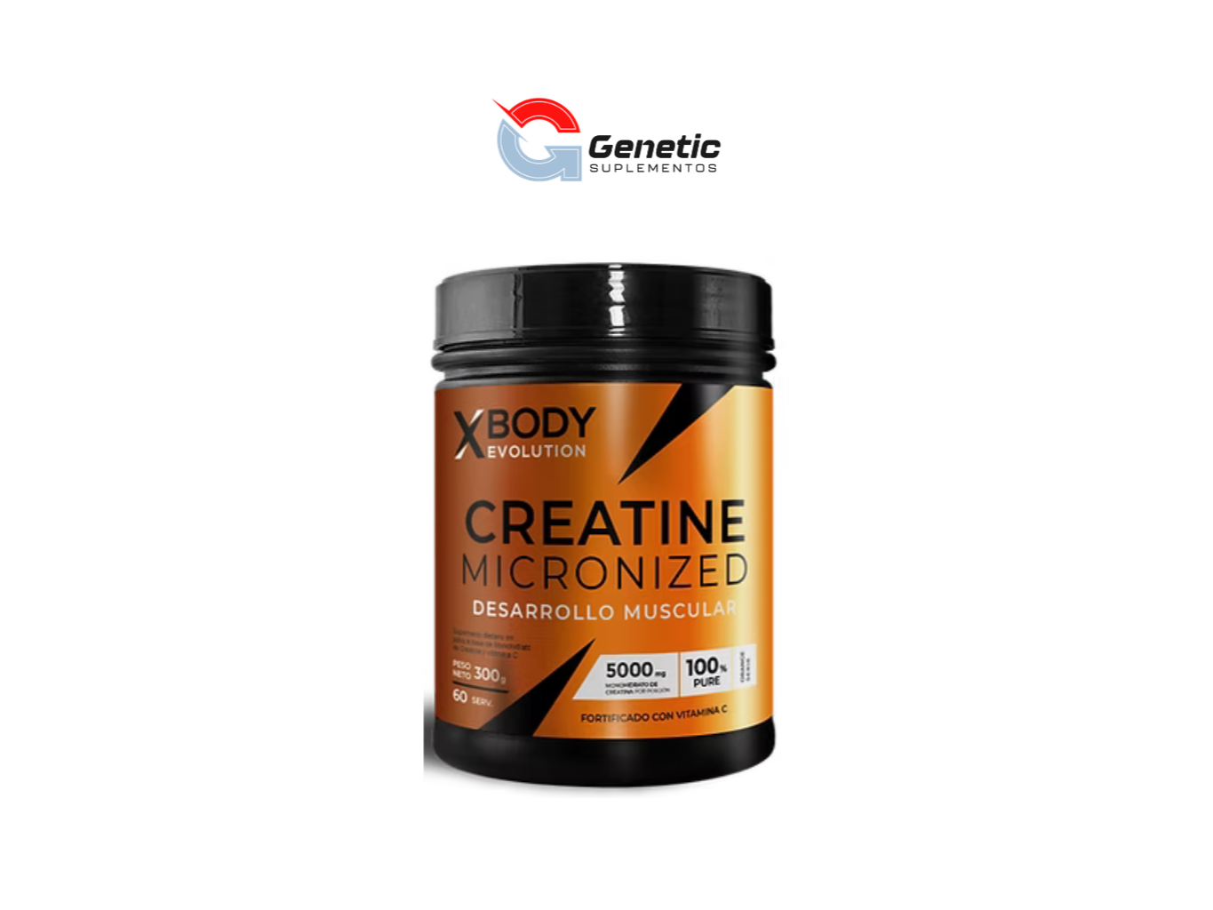 XBODY- Creatine Micronized 300GR (100% PURA)