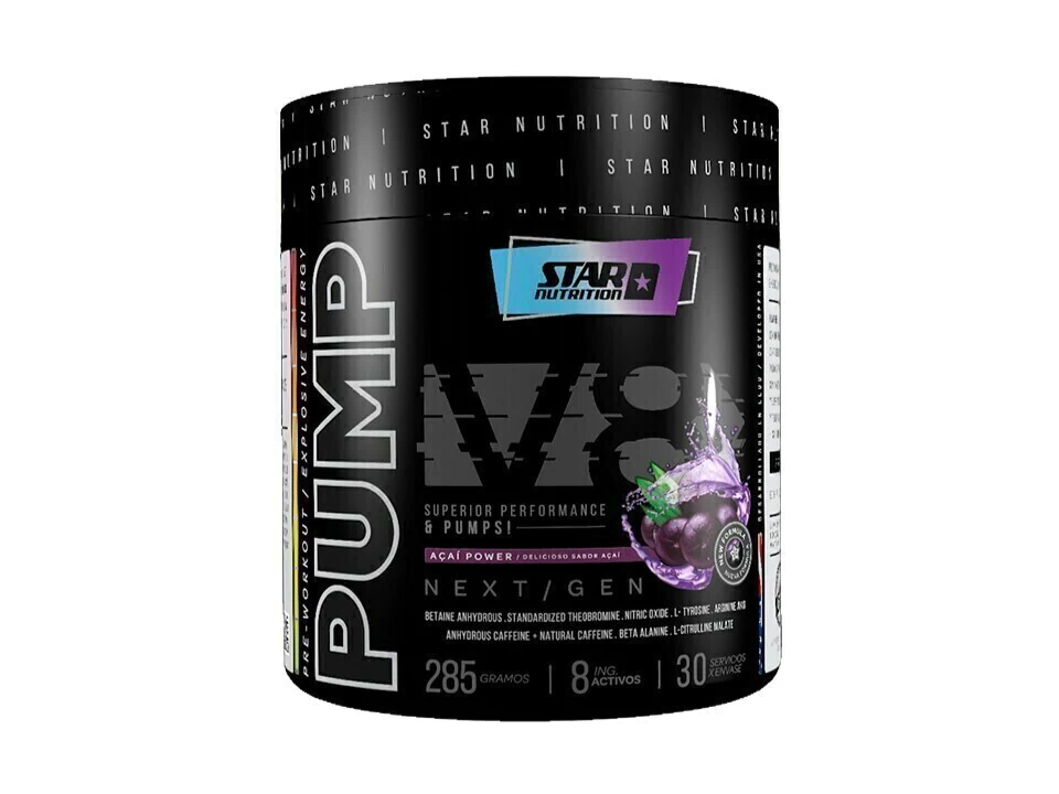 Star Nutrition- PUMP V8 285gr (Consultar sabores en stock)