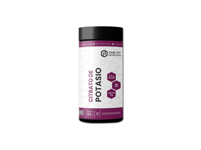 ONEFIT- Citrato de potasio 150gr (30 Servicios) de Genetic Mayorista