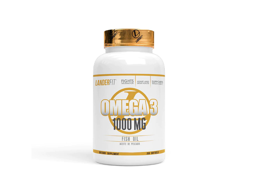 LanderFit- Omega 3 Fish Oil (100 servicios- 1000mg por porción)