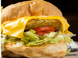 Burger Green (vegetariana)+papas+latita de REGALO