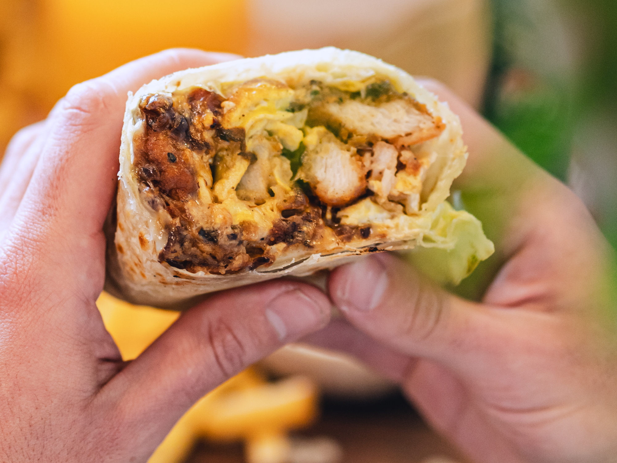 Wrap pollo crispy