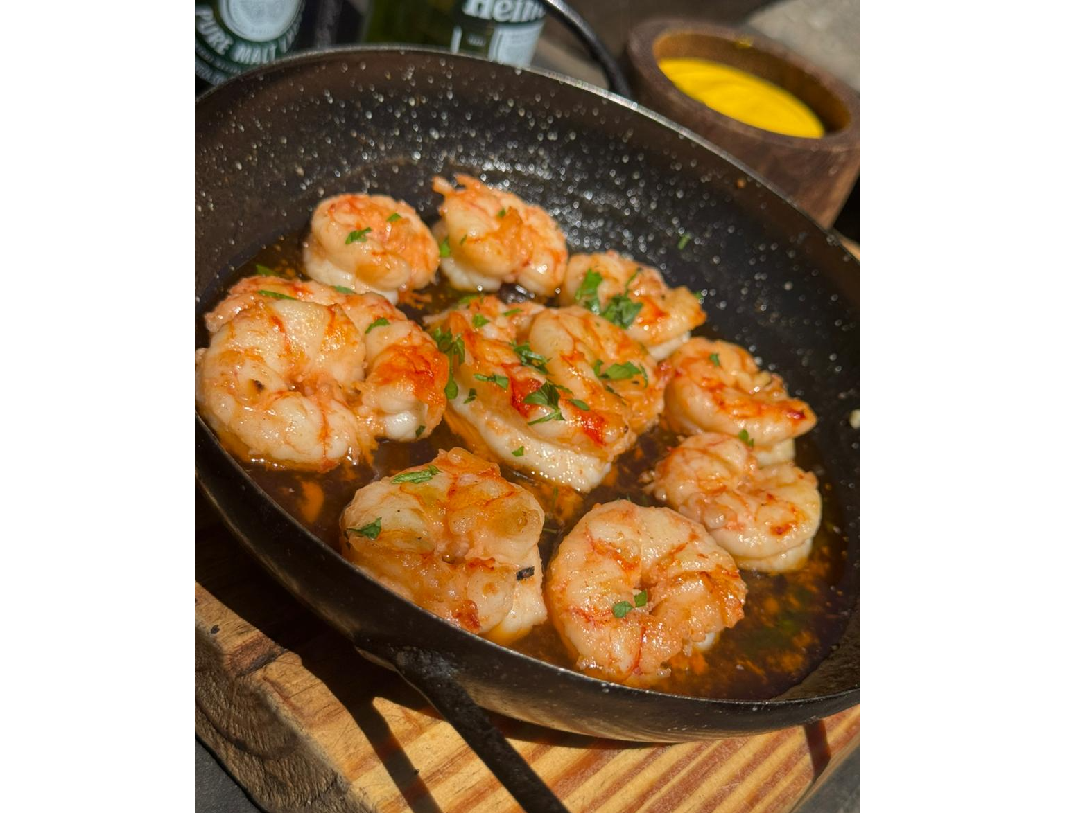 Langostinos Cola a la Plancha + Salsita de temporada