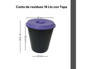 cesto 18 litros